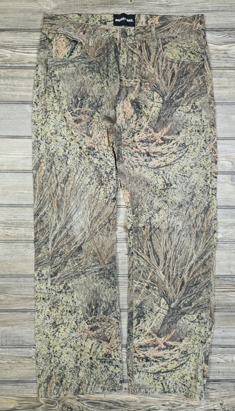 Mossy Oak Brush Camo Hunting Jeans Men’s Size 36/34